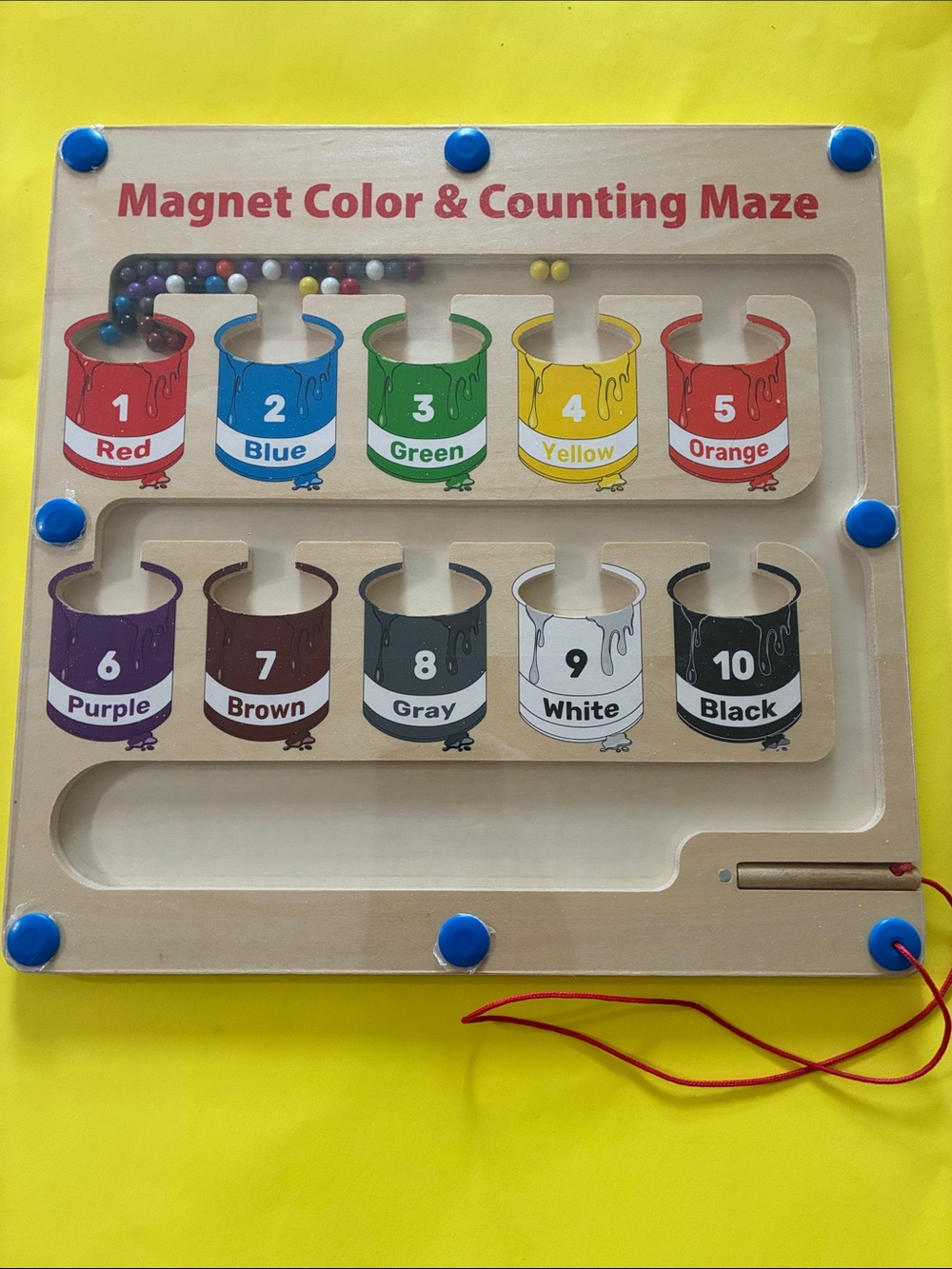 MAGNET COLOR & COUNTING MAZE